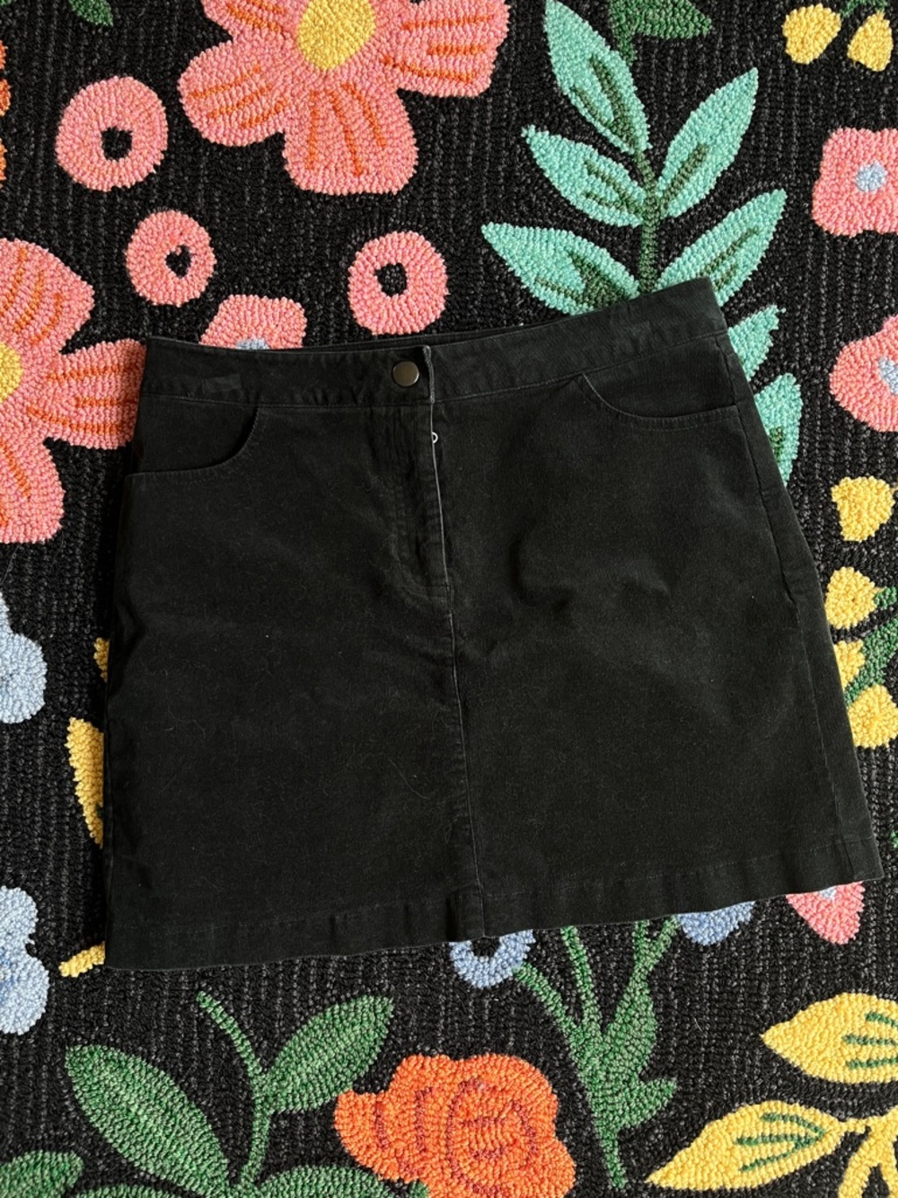 1. State Dark Forest Green Skirt